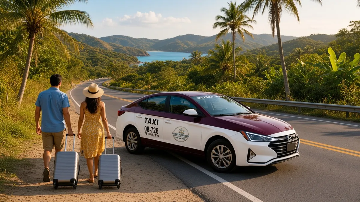 Taxi aeropuerto Huatulco: guía de llegada a HUX 2026